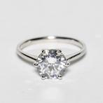 Zonder minimumprijs - Verlovingsring - 14 karaat Witgoud -, Handtassen en Accessoires, Antieke sieraden