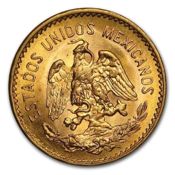Mexico. 1955 Mexican 5 Pesos Hidalgo Gold Coin, Postzegels en Munten, Edelmetalen en Baren