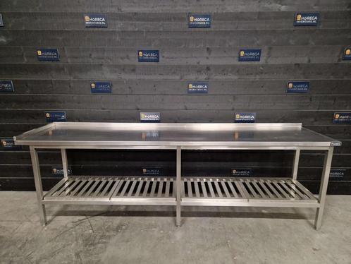 Werktafel | gelast | RVS | 290 cm, Zakelijke goederen, Horeca | Meubilair en Inrichting, Gebruikt