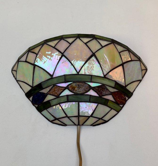 Wandlamp - Glas-in-lood, Antiek en Kunst, Kunst | Designobjecten