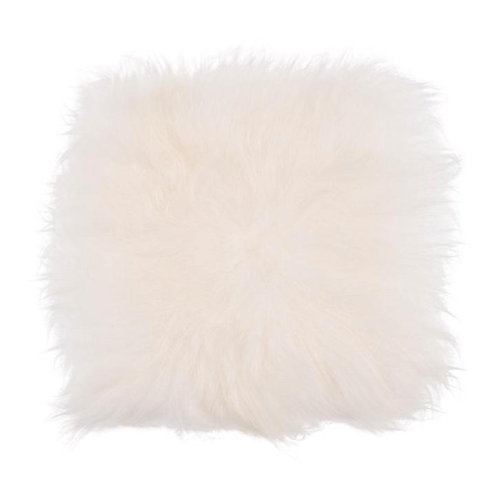 IJslandse Stoelpad langharig | Heima Living, Huis en Inrichting, Woonaccessoires | Kussens, Wit, Nieuw, Verzenden