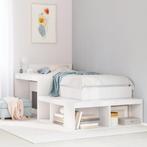 vidaXL Bedframe zonder matras massief grenenhout wit 80x200, Huis en Inrichting, Slaapkamer | Bedden, Verzenden, Nieuw