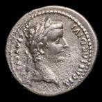 Romeinse Rijk. Tiberius (14-37 n.Chr.). Denarius Lugdunum -, Timbres & Monnaies