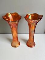 Imperial glass - Vase - Verre de carnaval iridescent