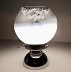 Tafellamp - Space Age-ontwerp - Geblazen opaline wit