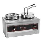 Sauzen-dispenser RVS 2x 4,5L | 1000W | Met gesloten deksel, Verzenden, Nieuw in verpakking