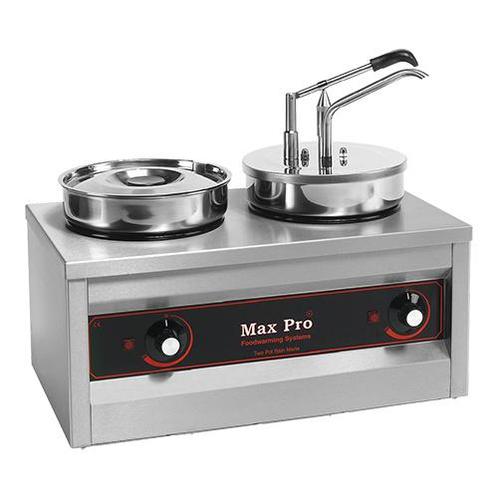 Sauzen-dispenser RVS 2x 4,5L | 1000W | Met gesloten deksel, Zakelijke goederen, Horeca | Keukenapparatuur, Nieuw in verpakking