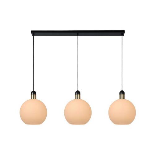 Hanglamp Lucide JULIUS -  - 3xE27 - Opaal -, Maison & Meubles, Lampes | Suspensions, Envoi