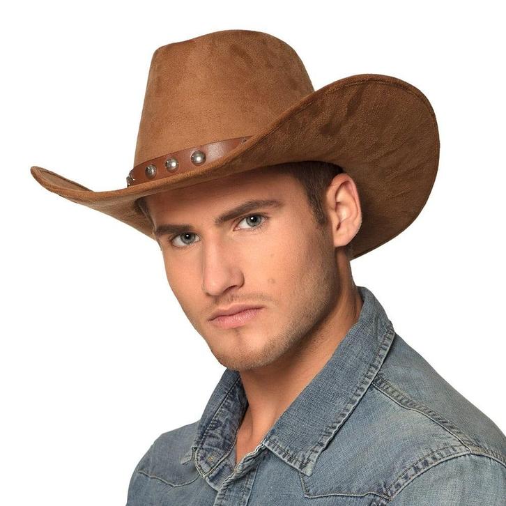 Bruin Cowboy Hoed, Hobby en Vrije tijd, Feestartikelen, Nieuw, Verzenden