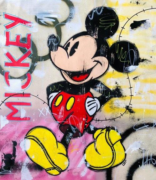 Lex (1979) - Mickey Mouse, Antiek en Kunst, Kunst | Schilderijen | Modern