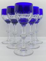 Saint Louis - Calice (6) - Bristol - Cristal - Bleu cobalt