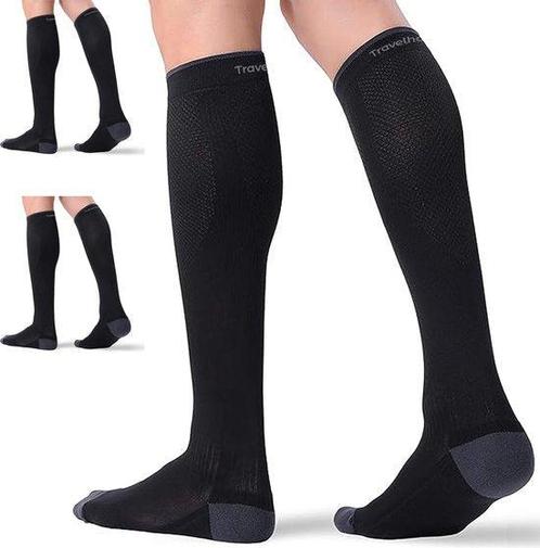 2eChoix | Travelhawk Compression Socks Black - 3 Pieces -, Kleding | Dames, Sokken en Kousen, Ophalen of Verzenden