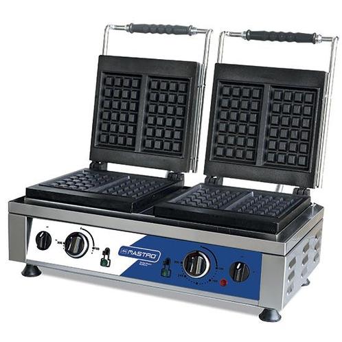 Wafelijzer | Dubbel Bruxelles | 2.2kW + 2.2kW |, Zakelijke goederen, Horeca | Keukenapparatuur, Nieuw in verpakking, Verzenden