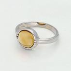 Ring - 18 karaat Witgoud Citrien, Nieuw