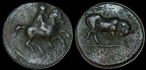 350-300 Bc v Chr Thessaly, Krannon circa 350-300 Bc Æ Cha.., Postzegels en Munten, Munten en Bankbiljetten | Verzamelingen, Verzenden