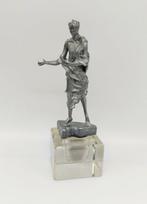 A. Poli - sculptuur, Giovane - 19 cm - Glas, Legering,