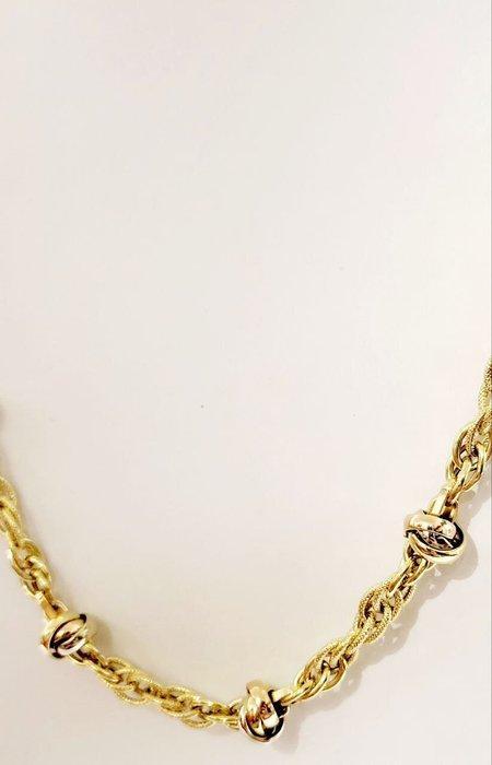 Halsketting - 18 karaat Geel goud, Roségoud, Witgoud, Handtassen en Accessoires, Kettingen