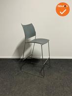 Barkruk - Casala Curvy - Grijs - zithoogte 77cm, Vergader- of Presentatieruimte, Ophalen of Verzenden, Gebruikt, Stoel