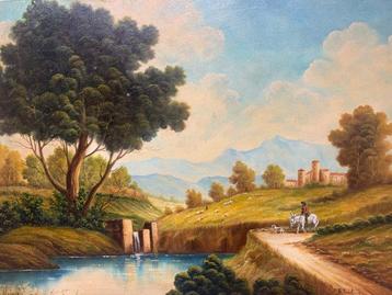 R. Van Ring (1938-?) - Flemish Landscape