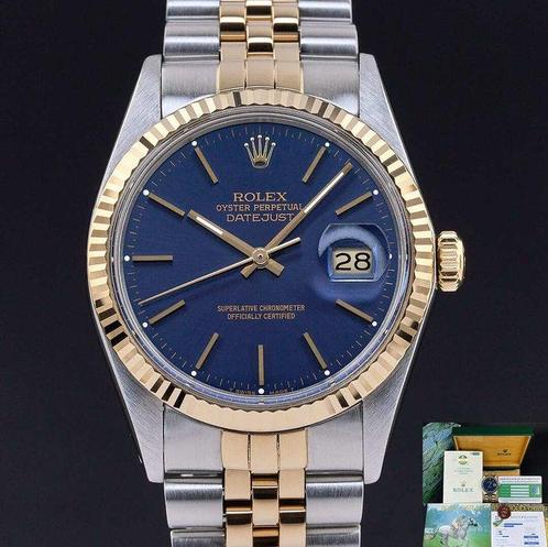 Rolex - Datejust - 16013 - Unisex - 1986, Handtassen en Accessoires, Horloges | Heren