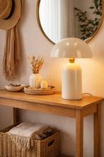 Lampe de table - Métal - Lampe Champignon Beige