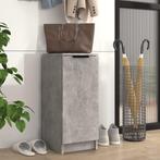 vidaXL Schoenenkast 30x35x70 cm bewerkt hout betongrijs, Verzenden, Nieuw