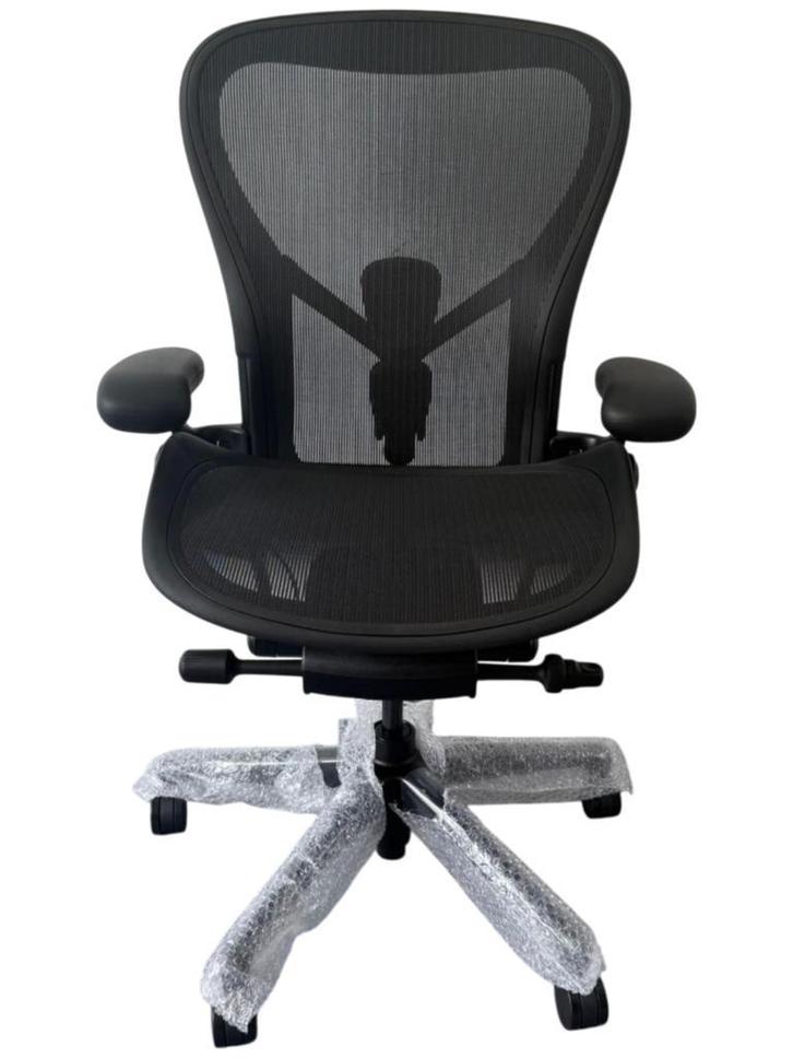 Herman Miller Aeron Remastered Onyx - Zo Goed Als Nieuw!, Maison & Meubles, Chaises de bureau, Envoi