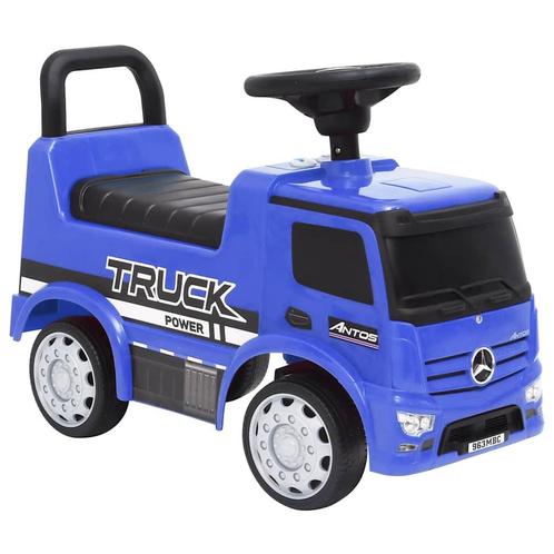 vidaXL Loopauto Mercedes Benz Truck blauw, Kinderen en Baby's, Speelgoed | Buiten | Los speelgoed, Nieuw, Verzenden
