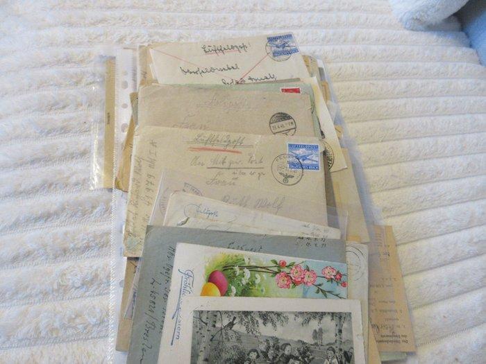 Duitse Rijk - Reich, Feldpost, enz., grote hoeveelheid,, Postzegels en Munten, Postzegels | Europa | Duitsland