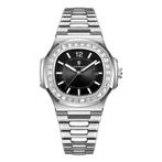 Luxe Vierkant Kwarts Horloge - 3 ATM Waterdicht Lichtgevend, Verzenden, Nieuw, Poedagar