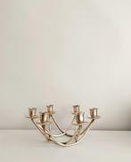 Kandelaar (3) - Gegoten messing - Vintage kandelaars, Antiek en Kunst