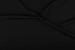 Terlenka zwart - Polyester stof 10m op rol - Aanbieding!, Hobby en Vrije tijd, Stoffen en Lappen, 200 cm of meer, Nieuw, Polyester