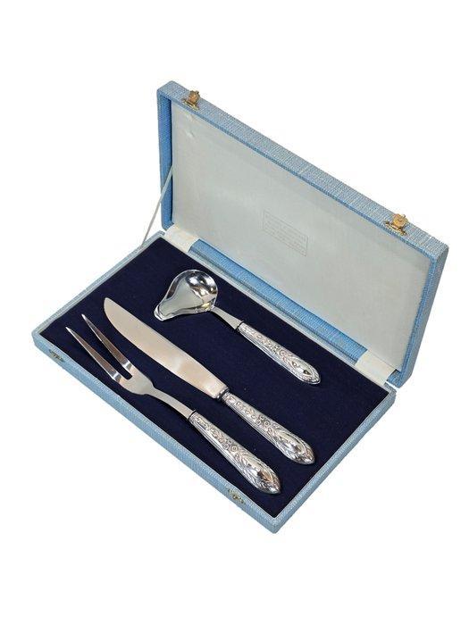Bestekset (3) - .833 zilver - (Vlees Set), Antiek en Kunst, Antiek | Zilver en Goud