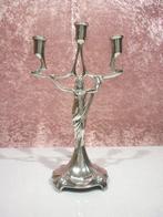 Urania - Art Nouveau - Chandelier - zilvertin, Antiek en Kunst