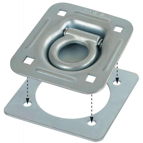 Tegenplaat voor 37601, 37604 110x155 mm, verzinkt, 2 stuks -, Dieren en Toebehoren, Overige Dieren-accessoires, Nieuw