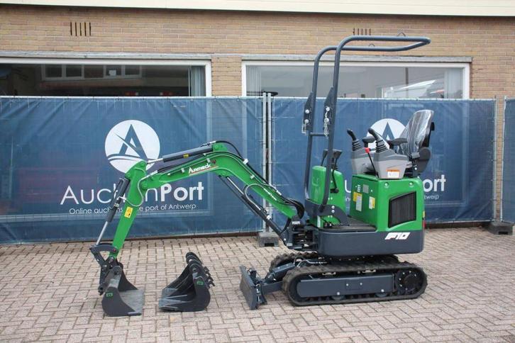 Veiling: Minigraver Aameck F10 Diesel 2025 Nieuw, Zakelijke goederen, Machines en Bouw | Kranen en Graafmachines, Ophalen
