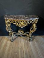 Console - Bois, Marbre