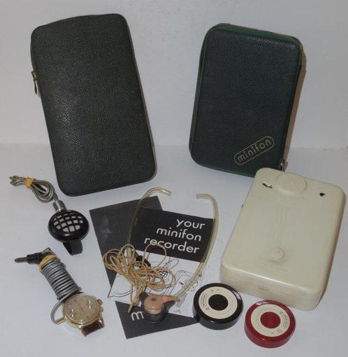 Allemagne - Minifon MI-51 « Cold War » enregistreur espion -, Collections, Objets militaires | Général