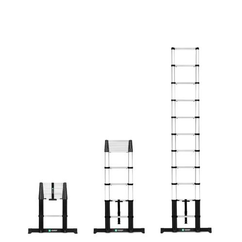 PRO Telescoopladder - 3,20 meter - nieuw 2023 model | met, Doe-het-zelf en Bouw, Ladders en Trappen, Nieuw, Verzenden
