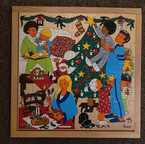 Educo Puzzel Kerst samen vieren (64 stukjes), Boeken, Schoolboeken, Verzenden