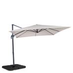 Zweefparasol Pisogne 300x300cm – Premium parasol – Beige |