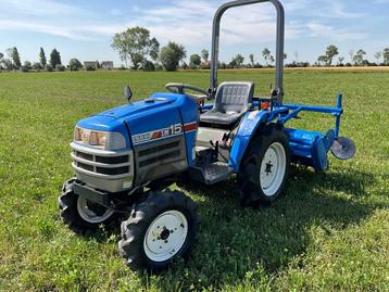 Iseki TM15 Vierwielaangedreven Minitractor met grondfrees