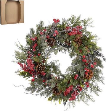 Tweedekans | House of Seasons Randell Kerstkrans - Ø50 cm - beschikbaar voor biedingen