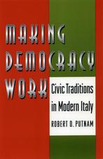 Making Democracy Work 9780691037387 Putnam, Verzenden, Putnam