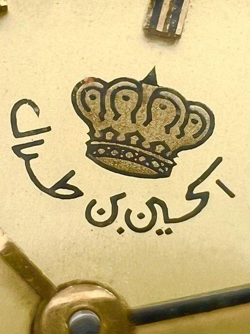 Longines - Sans Prix de Réserve - King Of Jordan Vintage 18K, Handtassen en Accessoires, Horloges | Antiek