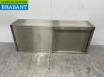 RVS Wandkast 2 Schuifdeuren 148 cm Horeca, Ophalen of Verzenden, Nieuw in verpakking