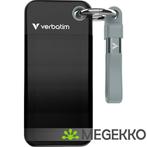 Verbatim Pocket SSD 1TB Externe SSD - Grijs, Computers en Software, Harde schijven, Verzenden, Nieuw
