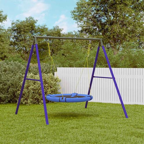 vidaXL Schommelset met schotelschommel, Kinderen en Baby's, Speelgoed | Buiten | Speeltoestellen, Nieuw, Verzenden