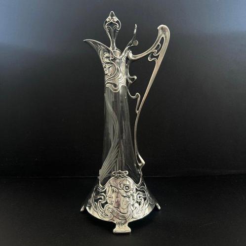 Albert Kohler - Carafe - Plaqué(e) argent, Antiek en Kunst, Kunst | Designobjecten