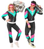Neon 80S Trainingspak Fout Zwart, Verzenden, Nieuw
